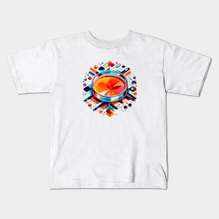 Abstract Petri Dish: Artistic Scientific Design Kids T-Shirt